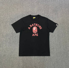 BAPE College Logo Colour Camo Oversized Unisex T-Shirt