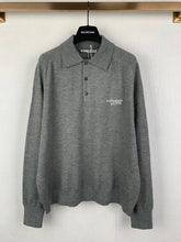 Acne Studios Long‑Sleeve Knit Polo Sweater