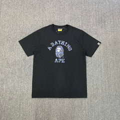BAPE College Logo Colour Camo Oversized Unisex T-Shirt