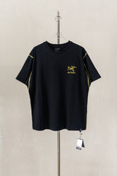 Arc'teryx Contrast Stitch Detail Bird Logo Short Sleeve Tee, Casual Daily Top