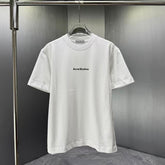 Acne Studios Centered Text‑Logo Crew‑Neck Short‑Sleeve T‑Shirt