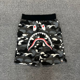 BAPE Glow-in-the-Dark City Camo Shark Shorts