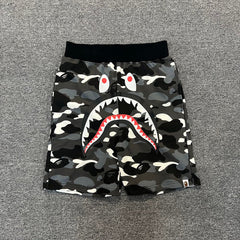 BAPE Glow-in-the-Dark City Camo Shark Shorts