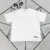 Acne Studios Contrast‑Stitch Script Logo Crew‑Neck Short‑Sleeve T‑Shirt
