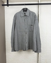 Acne Studios Oversized Long‑Sleeve Check Button‑Down Shirt