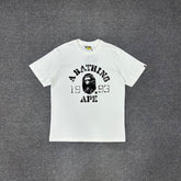 BAPE SS25 "A Bathing Ape" 1993 Distressed Varsity Ape Head Oversized Heavyweight Unisex T-Shirt