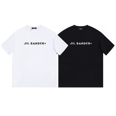Jil Sander Distressed Logo Unisex Short‑Sleeve T‑Shirt