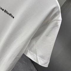 Acne Studios Centered Text‑Logo Crew‑Neck Short‑Sleeve T‑Shirt