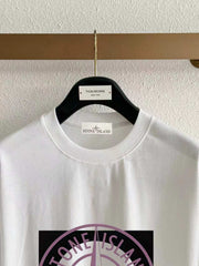 Stone Island Oversized Compass Rose Badge Print T-Shirt