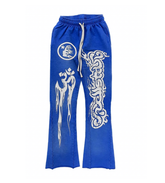 Hellstar Studios Racer Flare Sweatpants Blue
