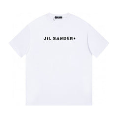 Jil Sander Distressed Logo Unisex Short‑Sleeve T‑Shirt