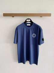 Stone Island Classic Compass Rose Badge Left Chest Print T-Shirt