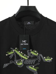 Arc'teryx Floral Embroidery Fossil‑Bird SS T‑Shirt