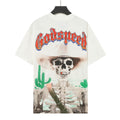 Godspeed Cowboy Skeleton Desert Cactus Double‑Sided Graphic T‑Shirt