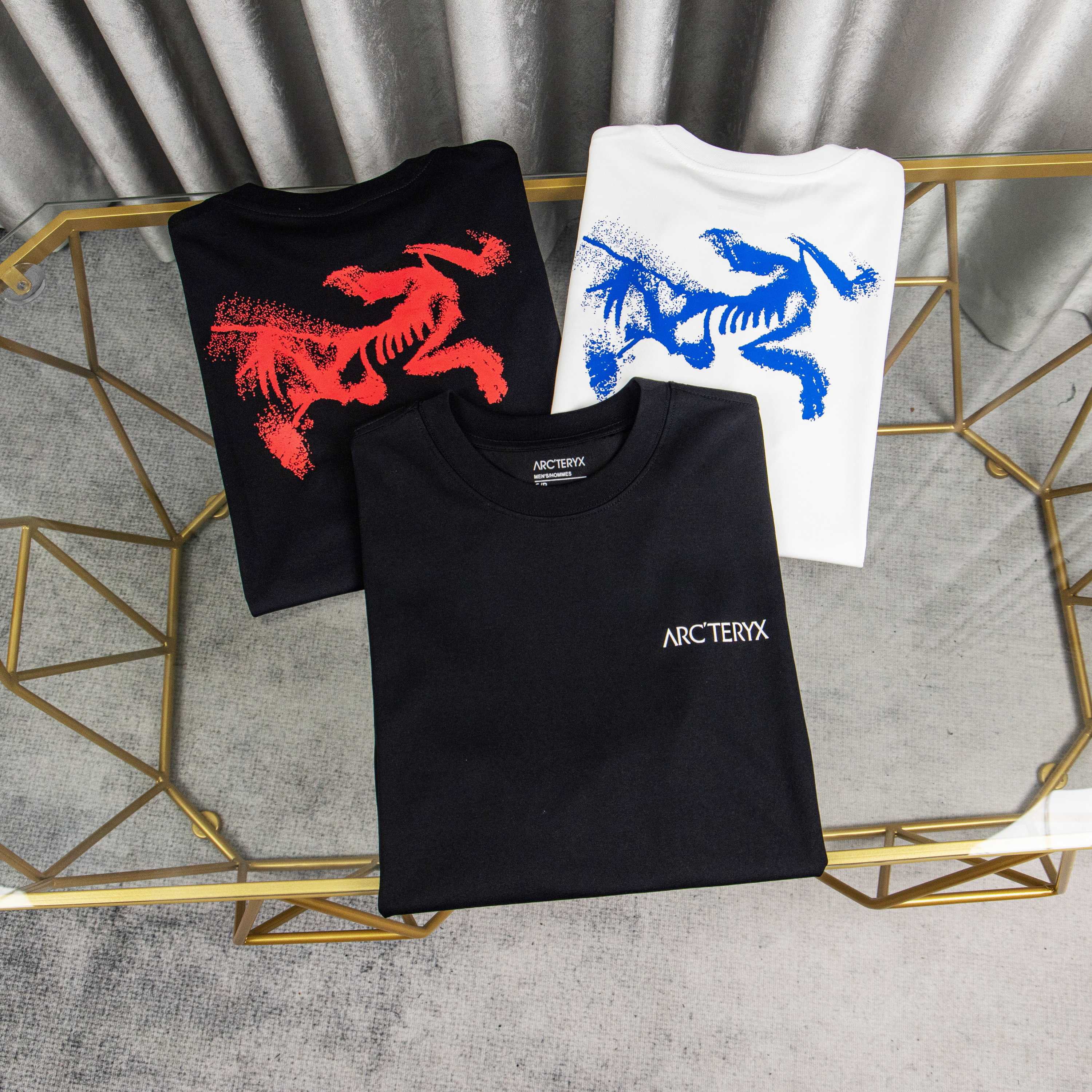 Arc'teryx 2025 FW Minimalist Blue Logo Oversized T-Shirt