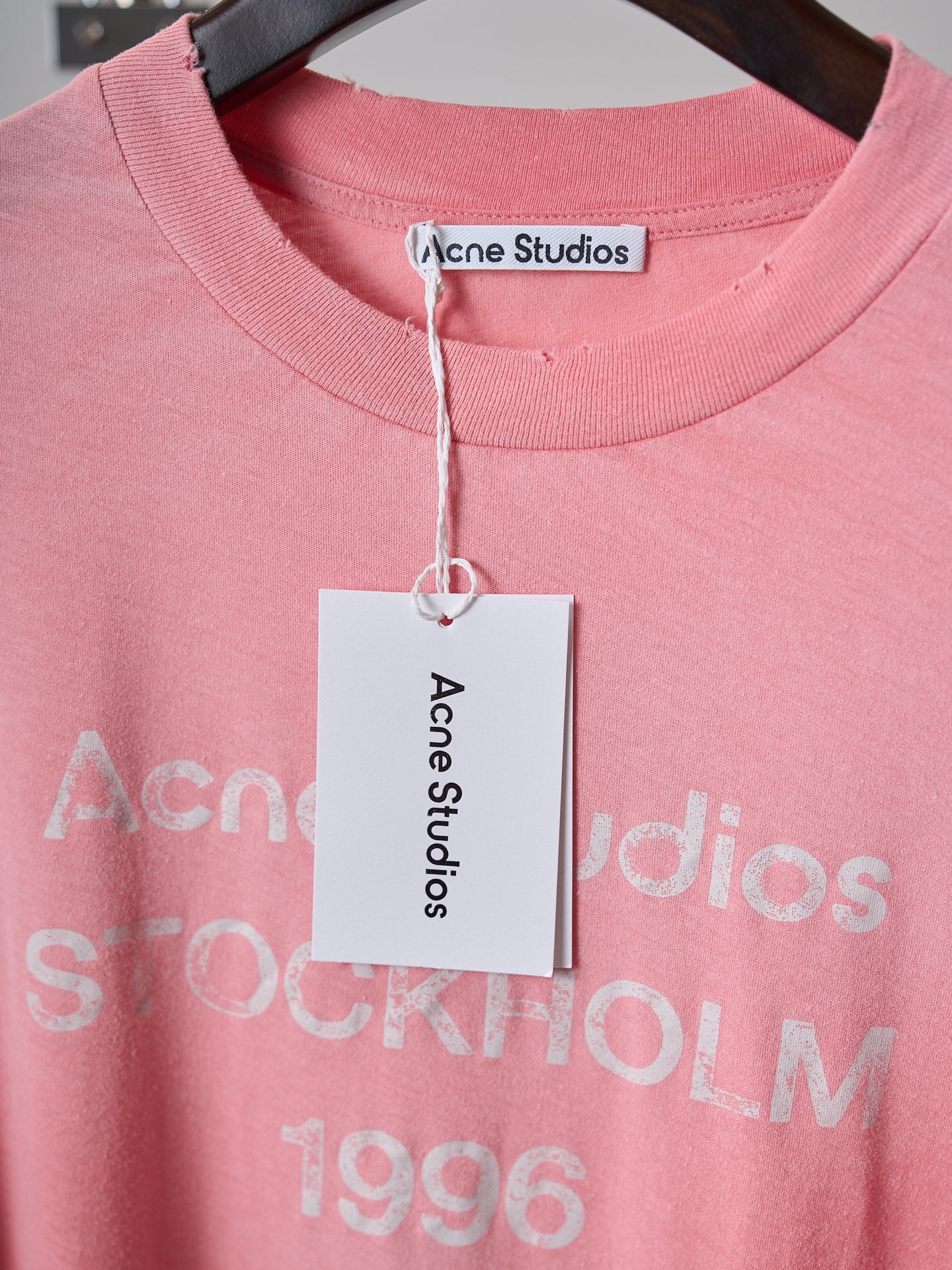 Acne Studios Unisex Stockholm 1996 Short‑Sleeve Crew‑Neck T‑Shirt