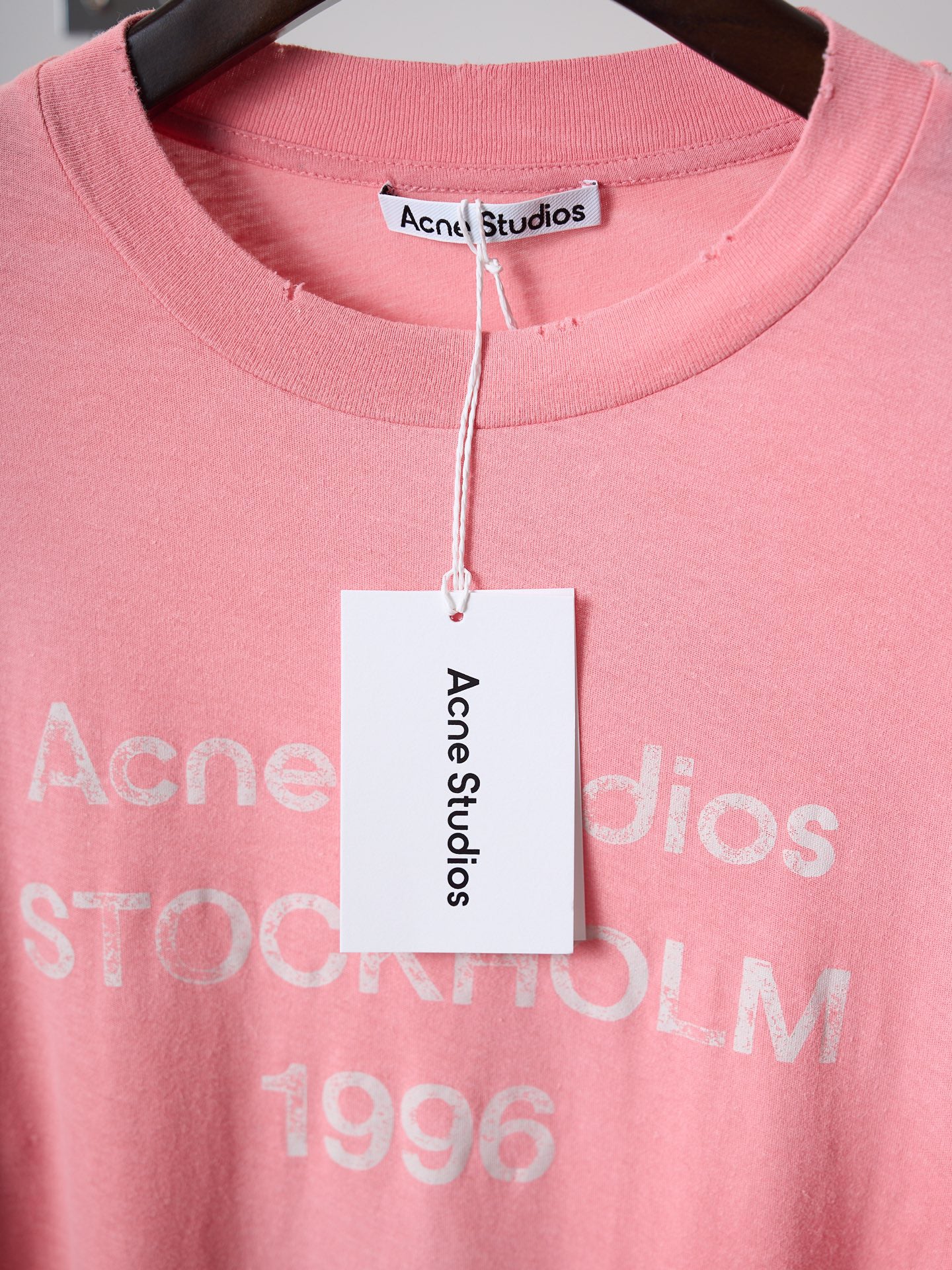 Acne Studios Unisex Stockholm 1996 Long‑Sleeve Crew‑Neck T‑Shirt