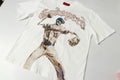 Godspeed Skeleton Baseball Pitcher "Out Of Many, One" Double‑Sided Graphic T‑Shirt