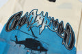 Godspeed Helicopter Liberty Statue Vintage Graphic Tee