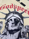 Godspeed Fallen Liberty Ruins Vintage Graphic Tee