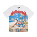 **Godspeed Beach‑Skeleton Vacation Vintage Short‑Sleeve Tee (White)**