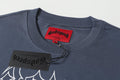 Godspeed NYC Skull Skyline Vintage Graphic Tee (Slate Blue)