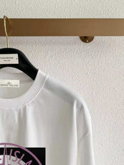 Stone Island Oversized Compass Rose Badge Print T-Shirt
