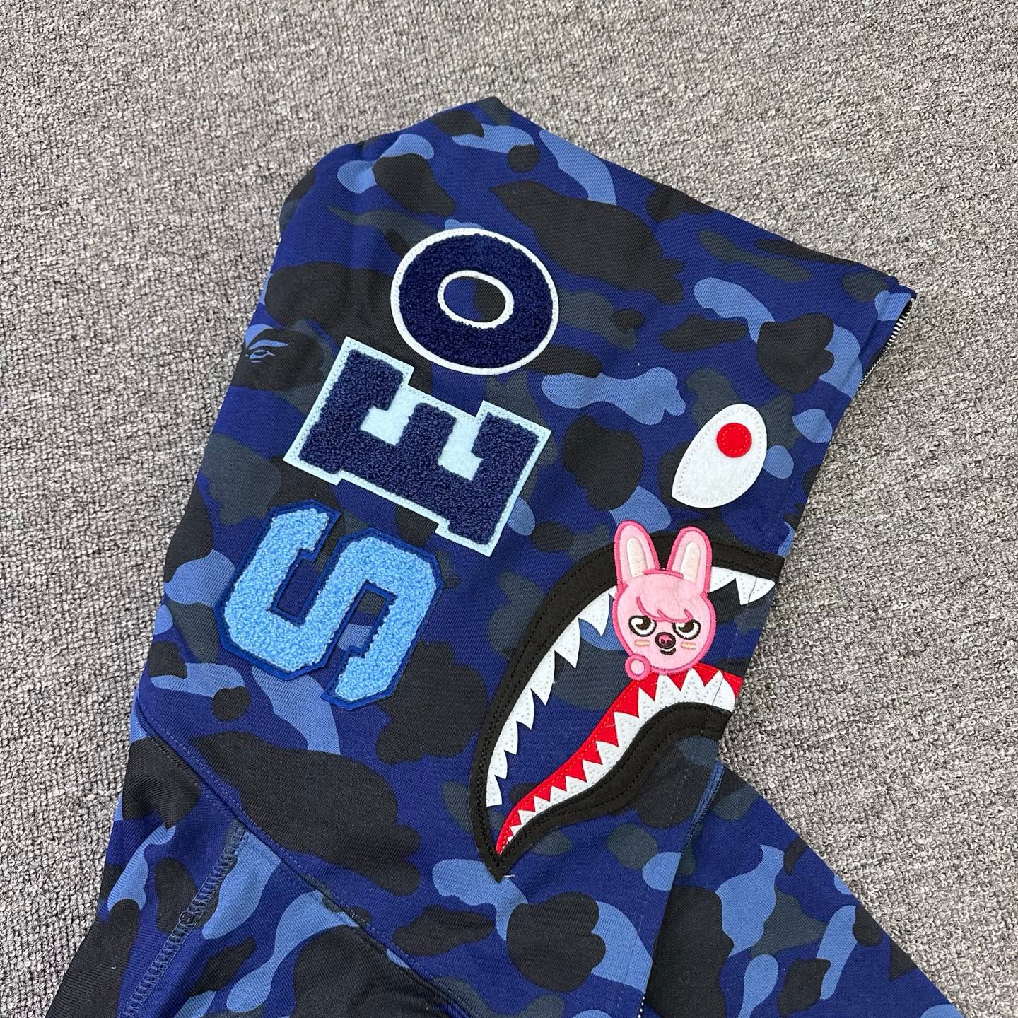 BAPE x Stray Kids FW25 Shark Full-Zip Hoodie