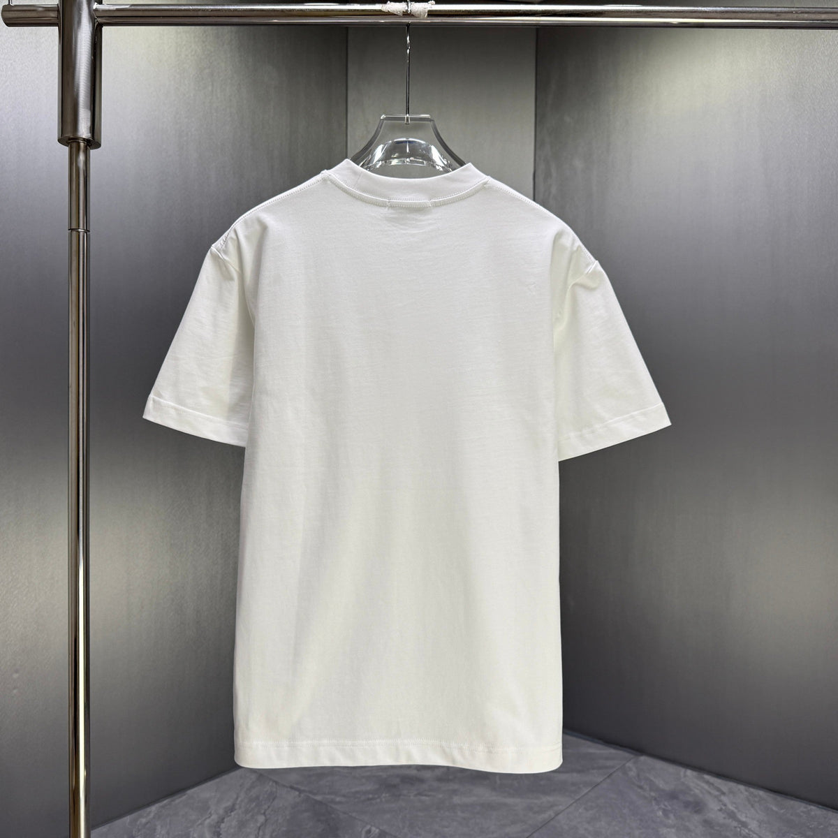 Acne Studios Square‑Face Patch 1996 Graphic Crew‑Neck Short‑Sleeve T‑Shirt