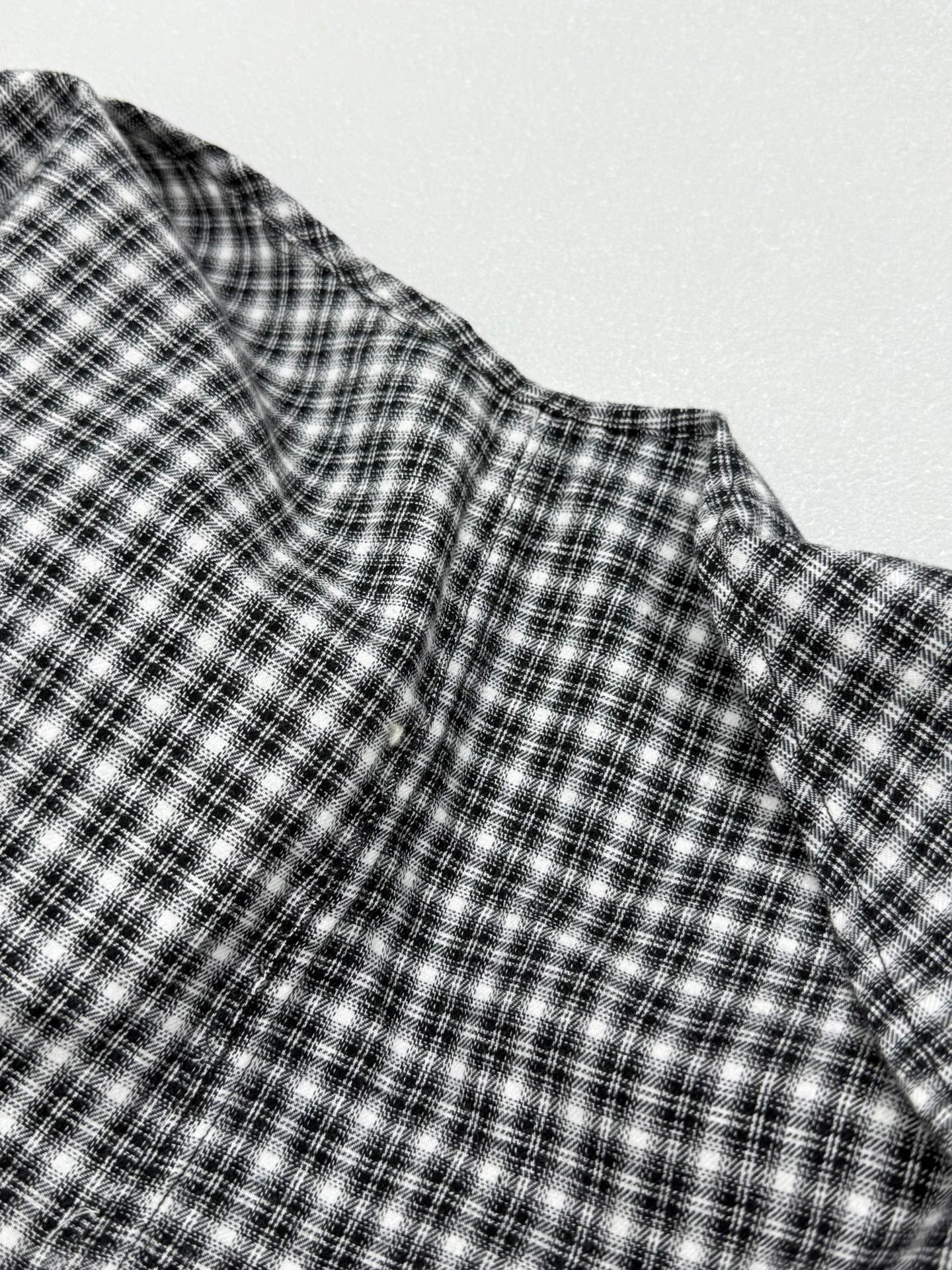 Acne Studios Oversized Long‑Sleeve Check Button‑Down Shirt