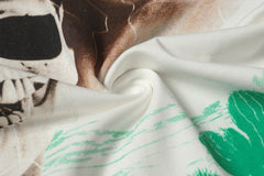Godspeed Cowboy Skeleton Desert Cactus Double‑Sided Graphic T‑Shirt