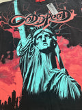 Godspeed Dark Statue Of Liberty Short Sleeve Tee (Vintage Black)