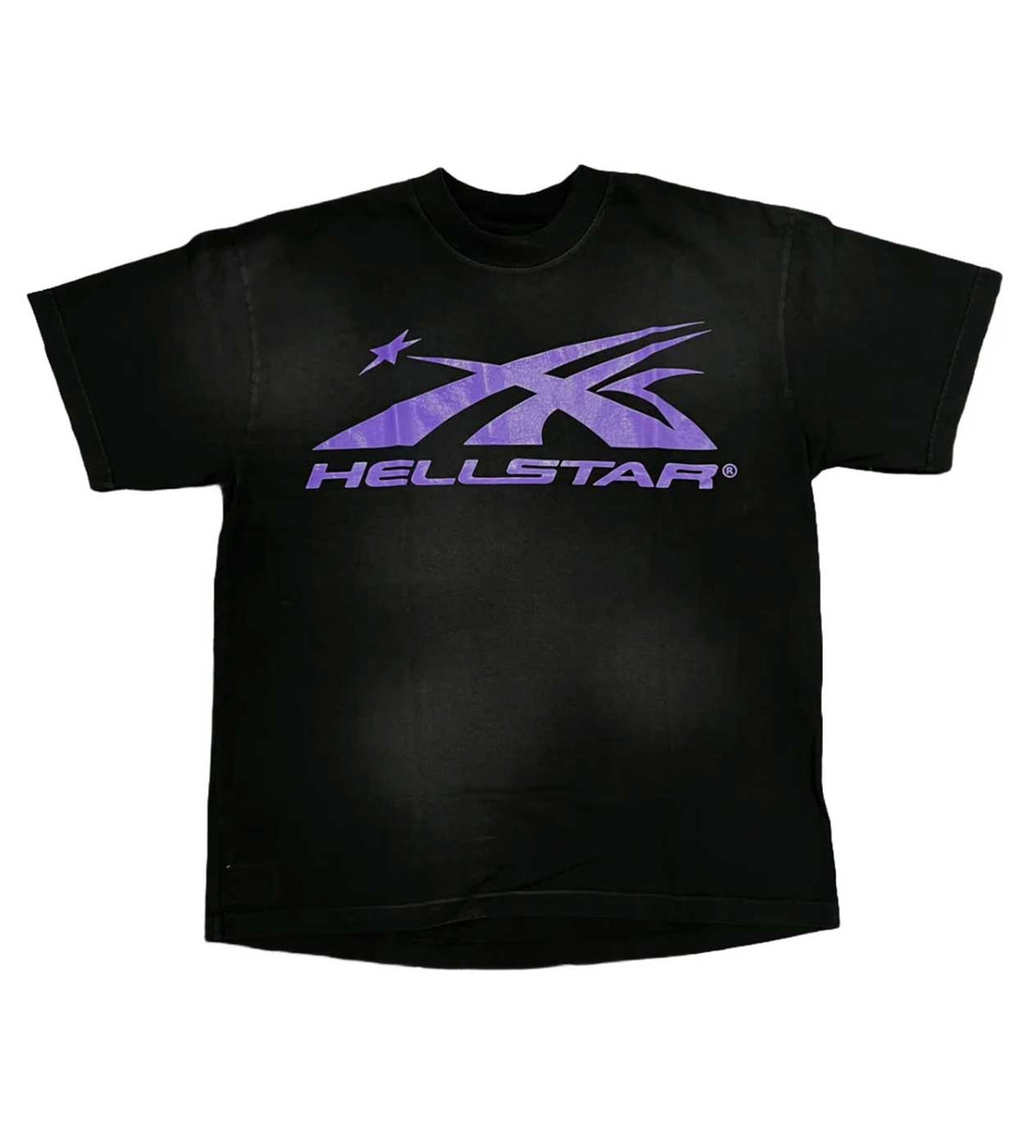 Hellstar Sport Logo Gel Tee Black/Purple