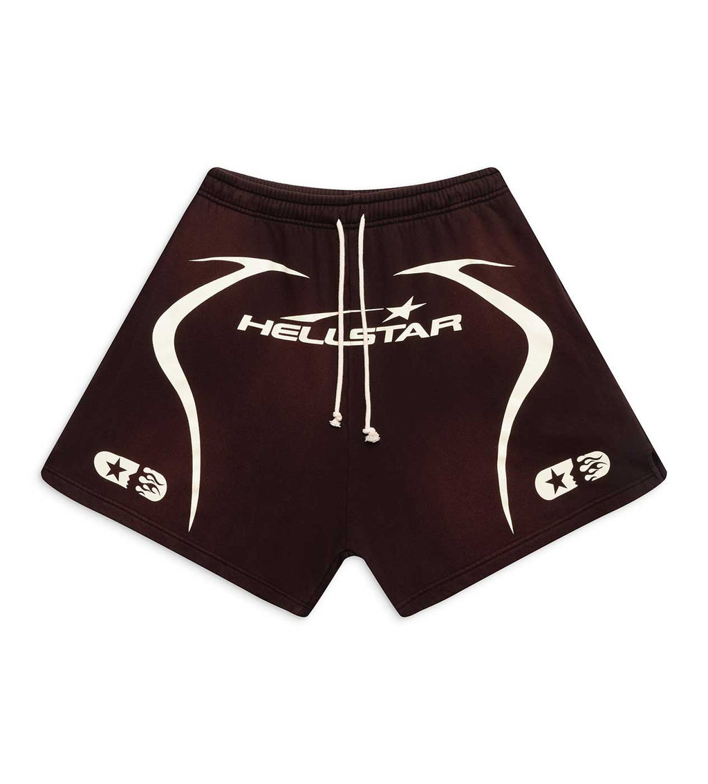 Hellstar Warm Up 7 on 7 Shorts Brown